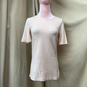 &OtherStories Paris Atelier Womens Peach Shortsleeve Shirt Size 2